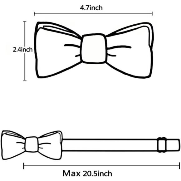 Alizeal Men's Y-Back Adjustable Suspender and Bowtie Set - Picture 7 of 8